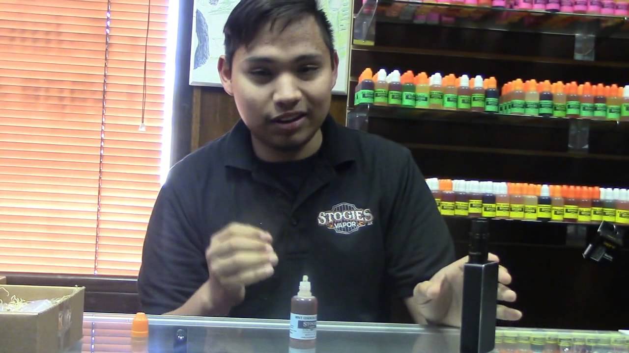 Mint Chocolate Chip eJuice by Stogies Vapor