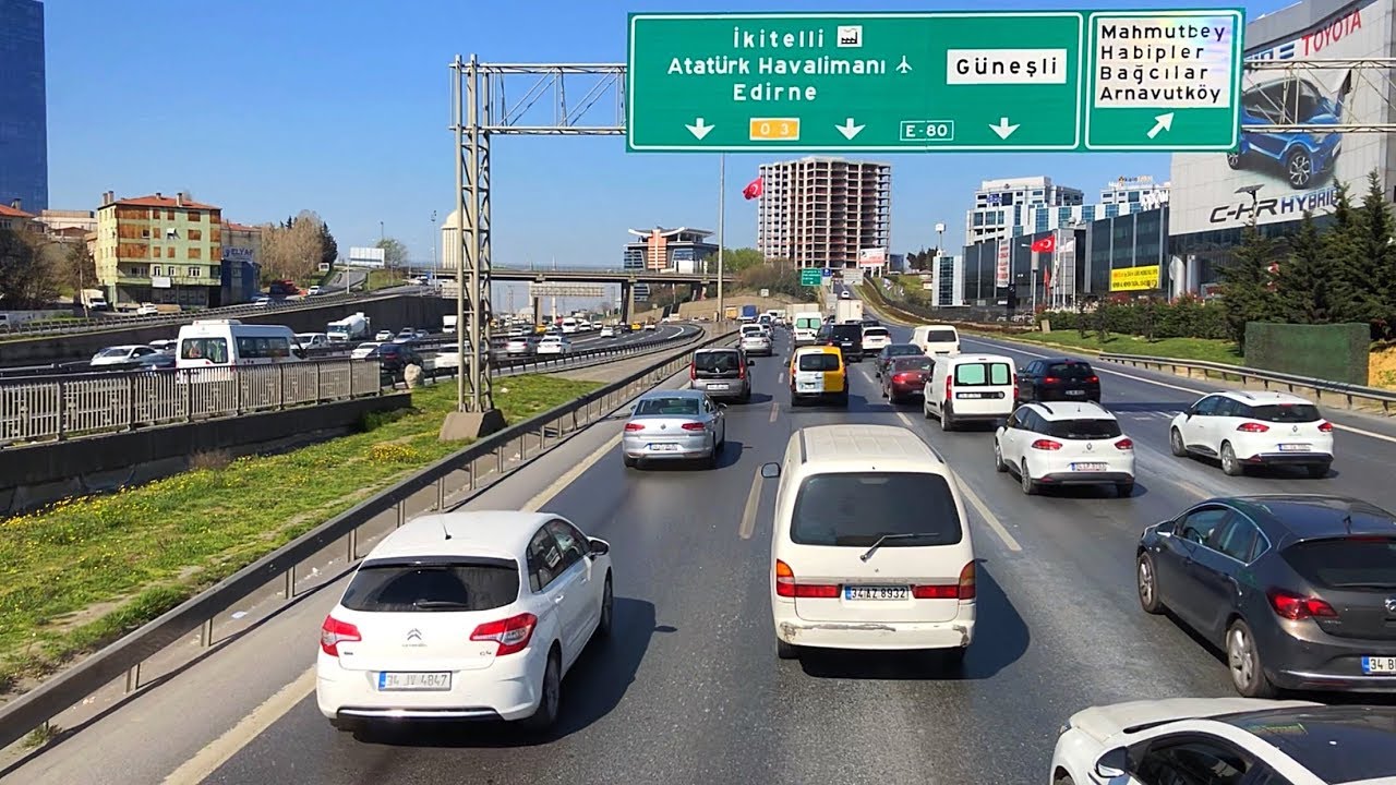 Bus Ride in Istanbul, Traveling to Başakşehir