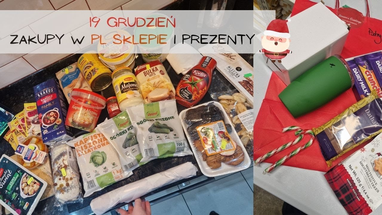 19 Grudzień - ZAKUPY w PL SKLEPIE I PREZENTY #vlogmas2023