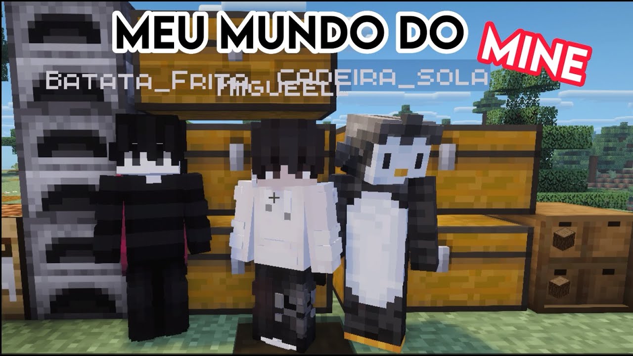 Mostrando meu mundo do Mine