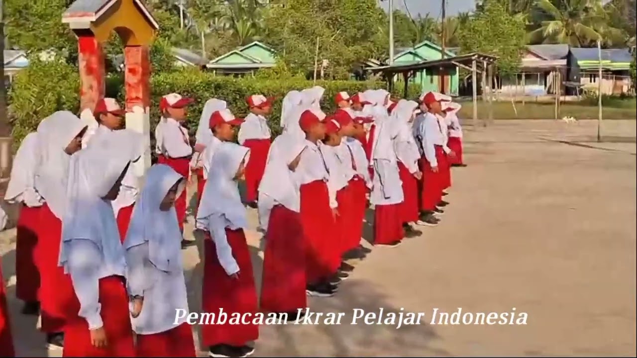 Upacara Bendera SD Negeri 028 Batang Tumu