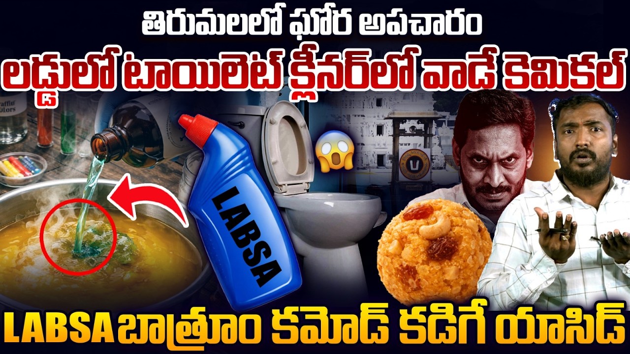 తిరుమలలో ఘోర అపచారం 😱😱| Analyst Sudhakar On Tirumala Laddu | YS Jagan | Laddu Controversy