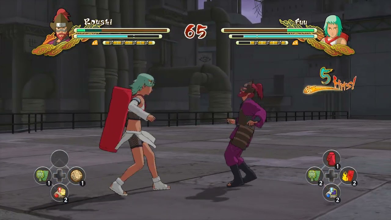 Roushi vs Fuu - Naruto Shippuden Ultimate Ninja Storm 3 Full Burst
