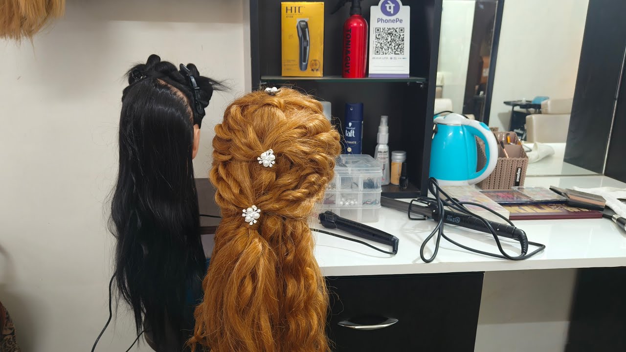 Live #Learn Creative & Trendy hairstyle # hairstyle# trending hairstyle