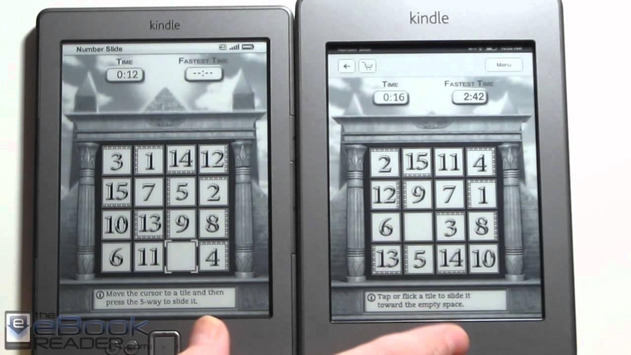Kindle Touch vs Kindle 4 Comparison Review