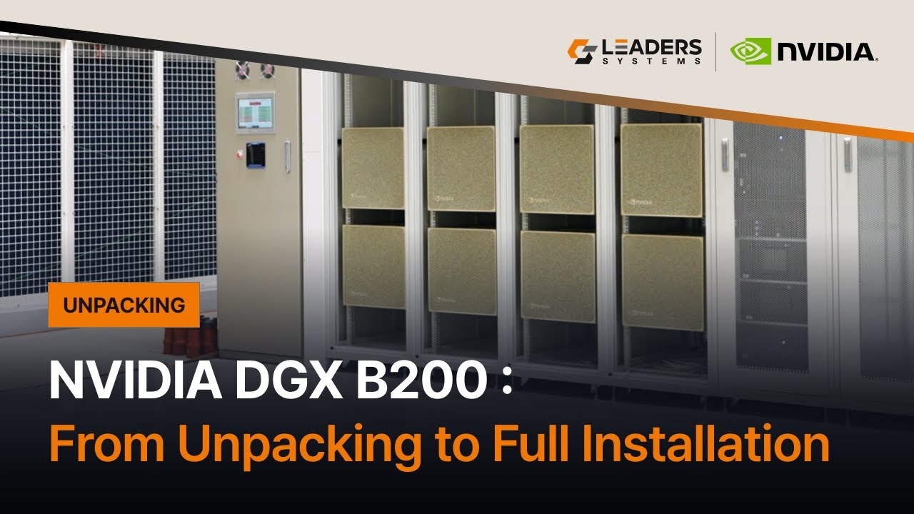 NVIDIA DGX B200 x8 | AI 인프라 세팅 현장 전격 공개