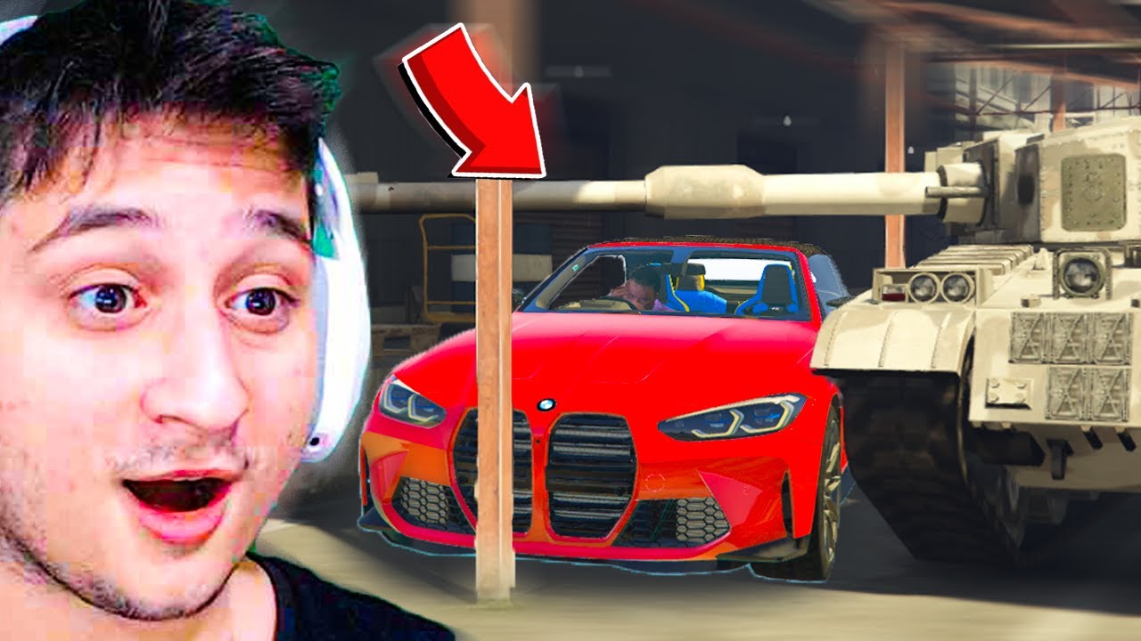 BMW დავმალე არმიის ბაზაზე - დამალე მანქანები GTA 5 ში!