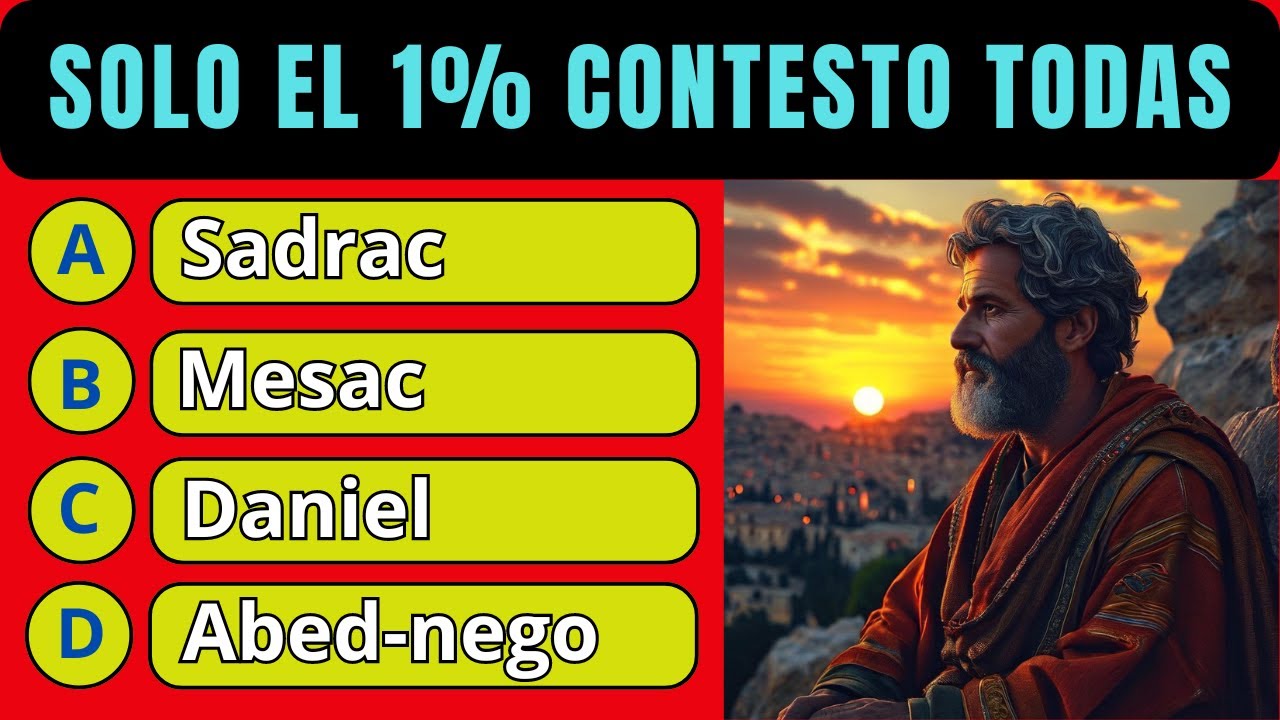 DESAFIO BIBLICO PARA LOS VERDADEROS CONOCEDORES DE LA PALABRA - 50 PREGUNTAS /Reto Biblico Divertido