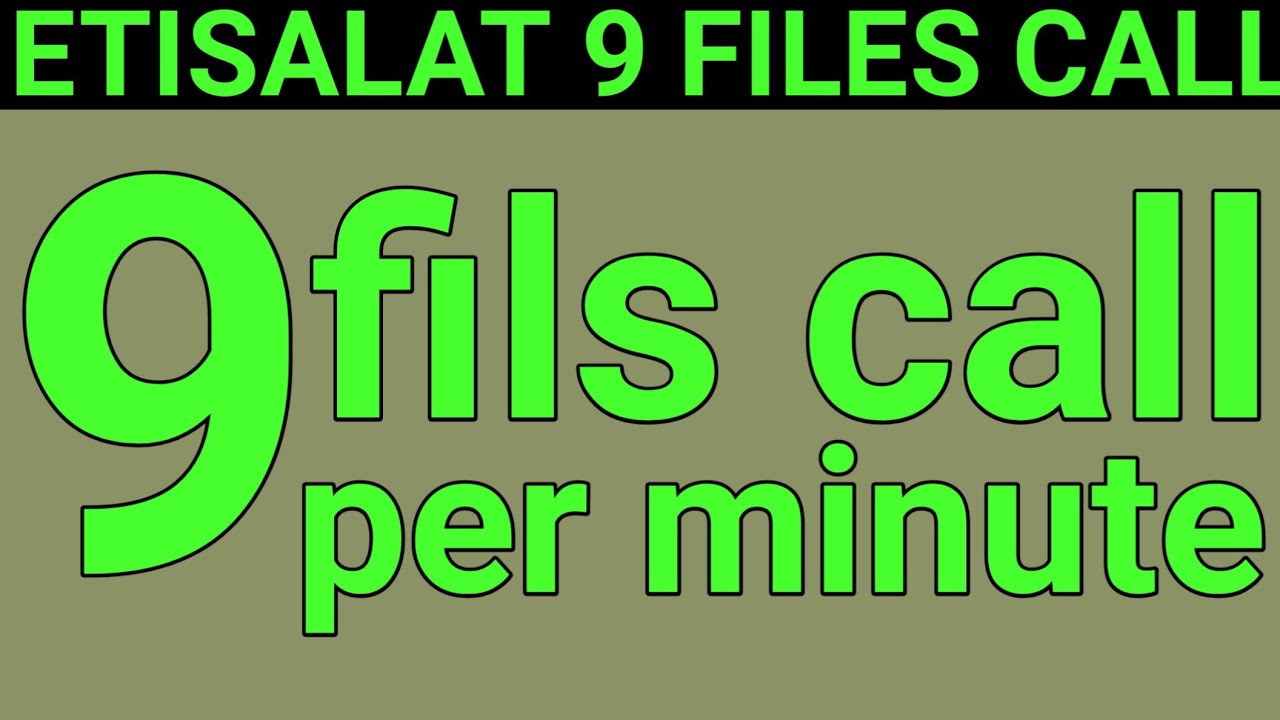 How to Activate 9 Fils Offer In Etisalat?