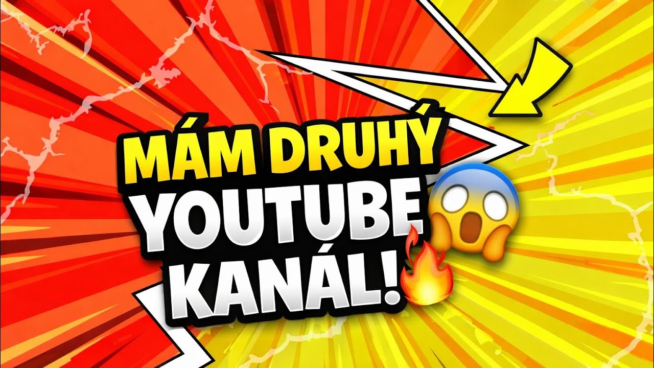 ! 🚀ODHALUJU SVŮJ DRUHÝ KANÁL!