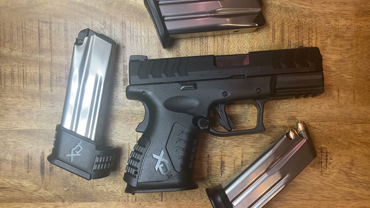 Варианты компактной рукоятки XD-M Elite 10MM — удаление Magwell и удлинённого магазина