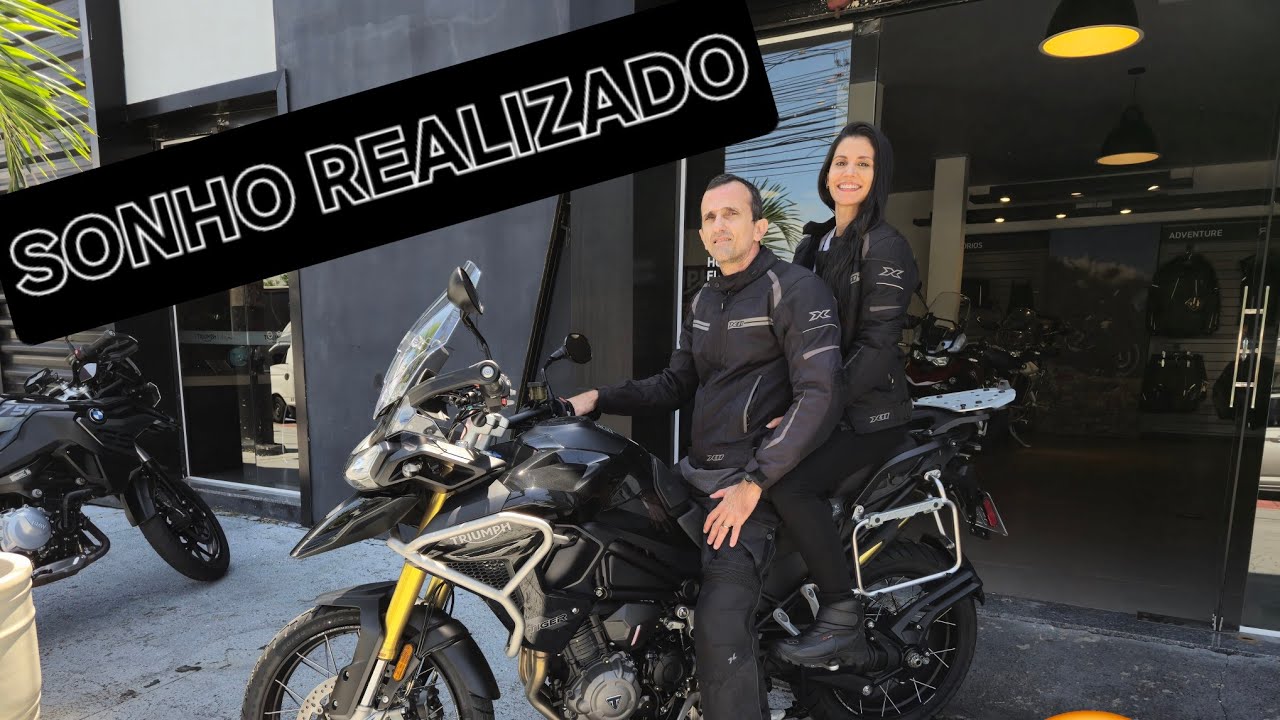 TIGER 1200, sonho realizado. Aventuras e Passeios