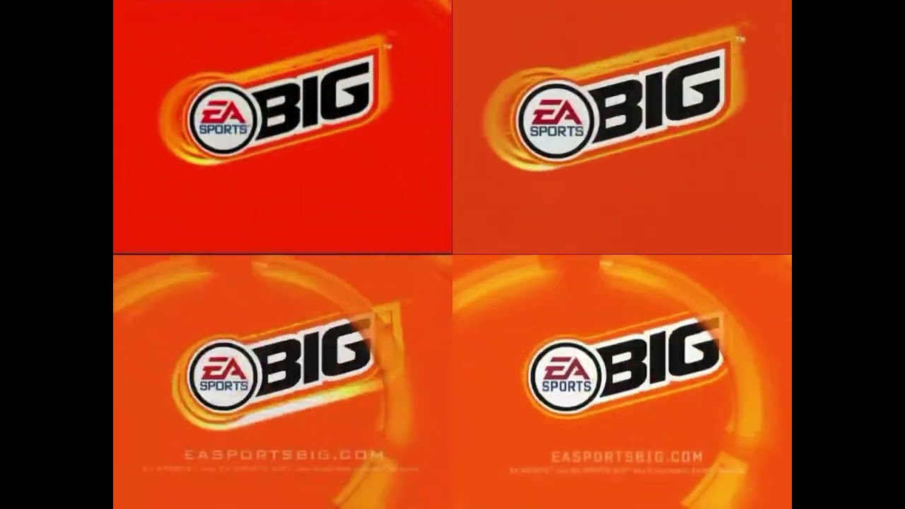 4 EA Sports BIG (2002-2008) Logos Playing at Once