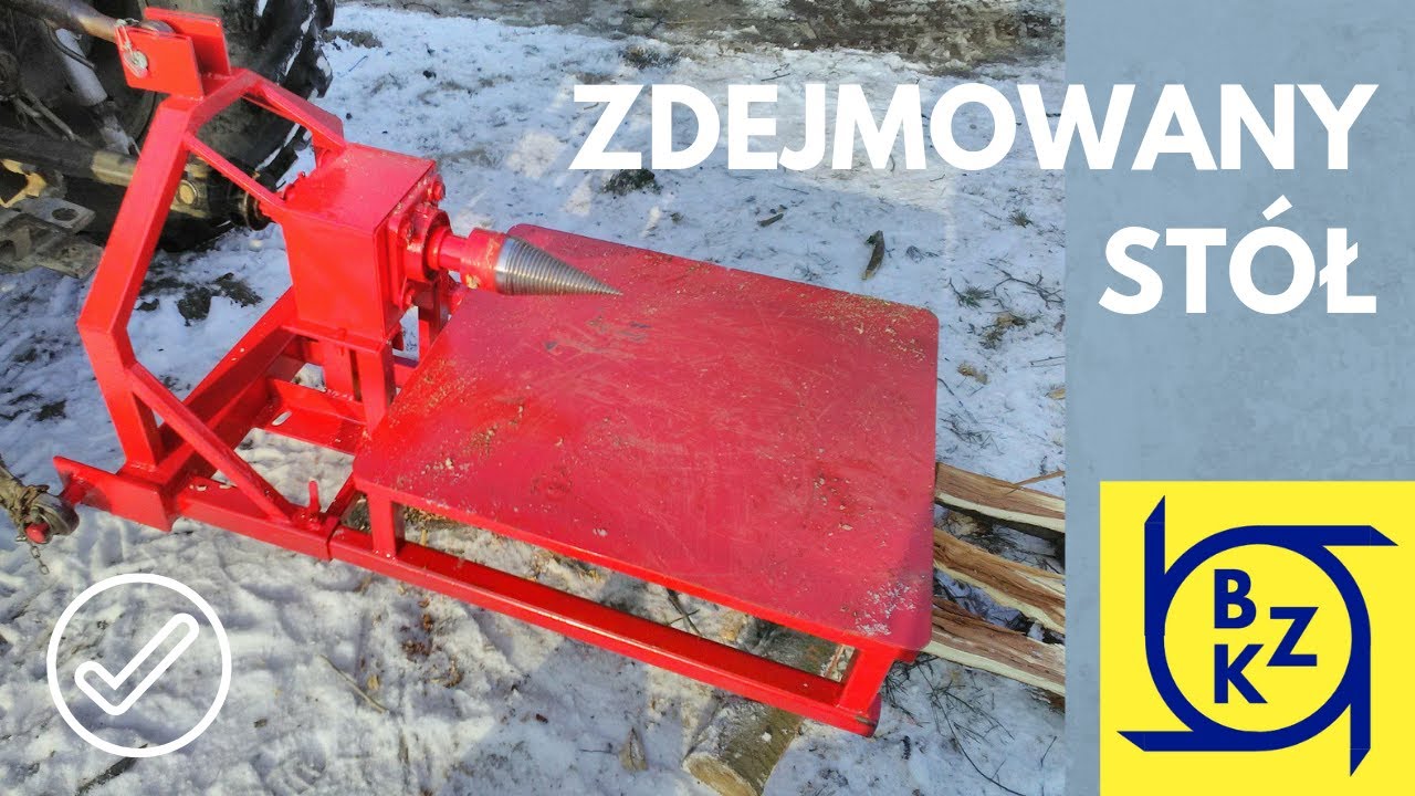Łuparka świdrowa BZK (śniadki + metry) [log splitter]