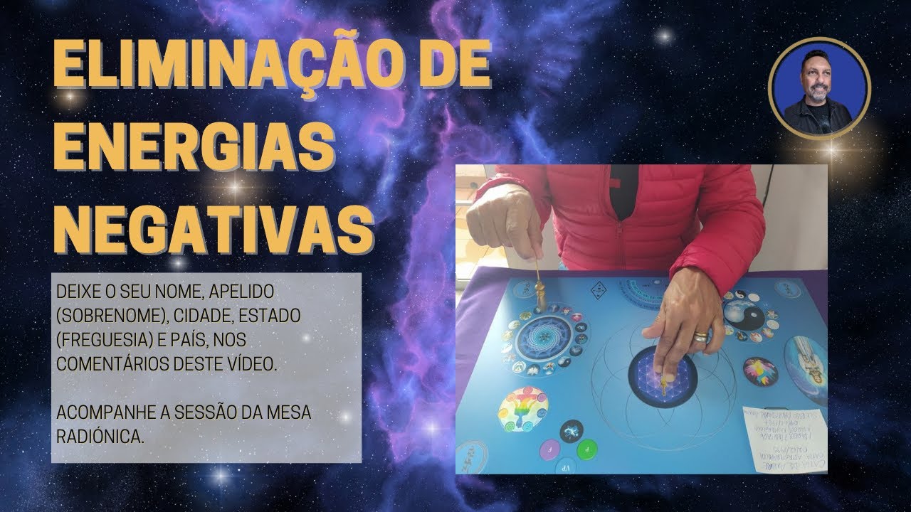 ELIMINAÇÃO DE ENERGIAS NEGATIVAS - Mesa Radiónica Apométrica Arcanjo Miguel