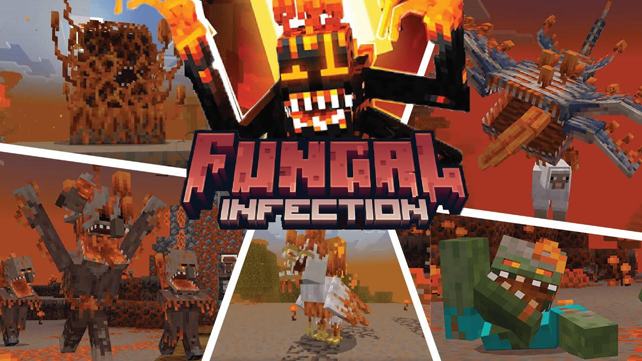 Fungal Infection Add-On  - Full Showcase | Minecraft Bedrock Addon