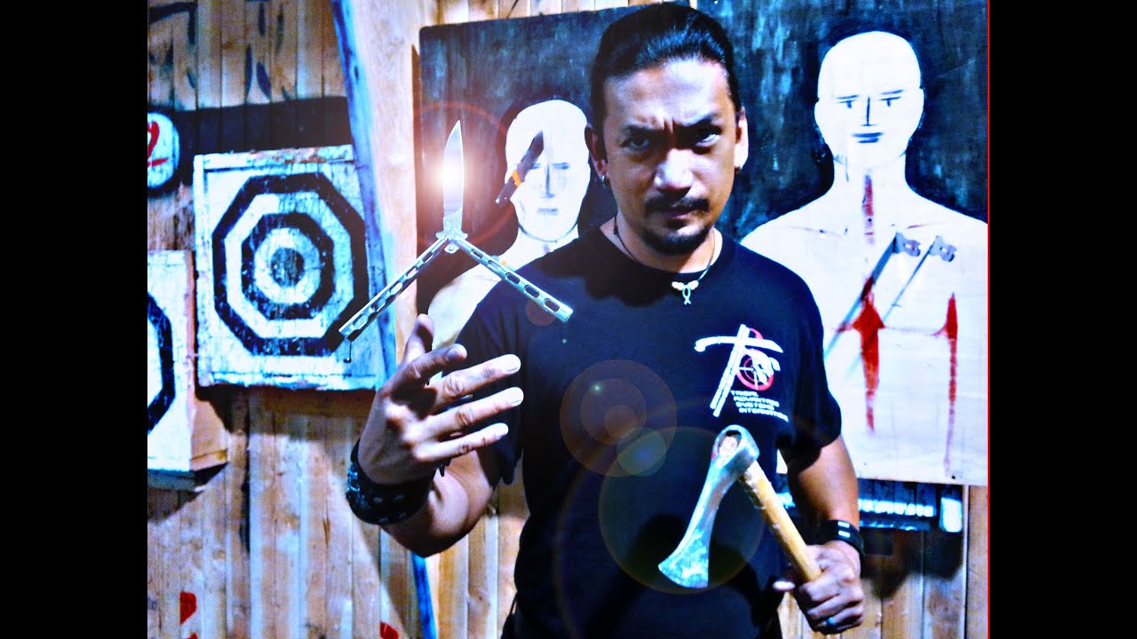Knife Trick Throwing/Trick Shot Compilation Vol 1