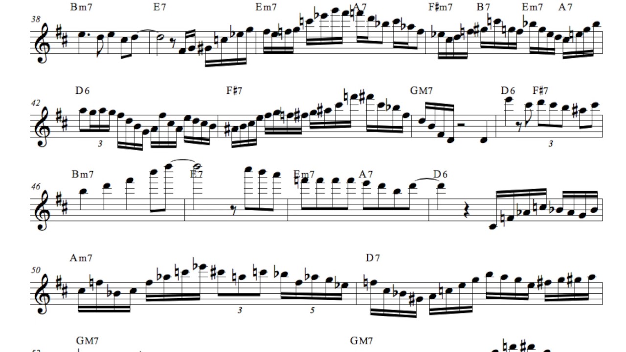 on the suuny side of the street-joel frahm transcription