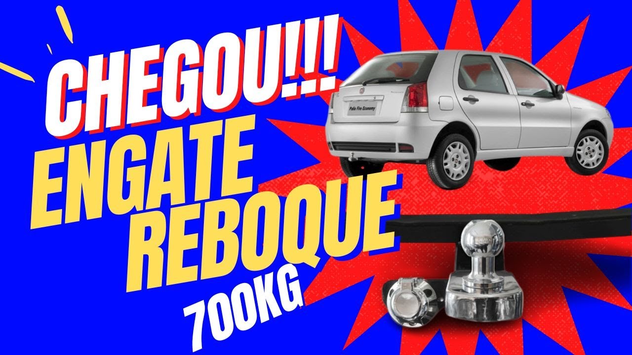 ENGATE REBOQUE 700KG BRUCKE PALIO