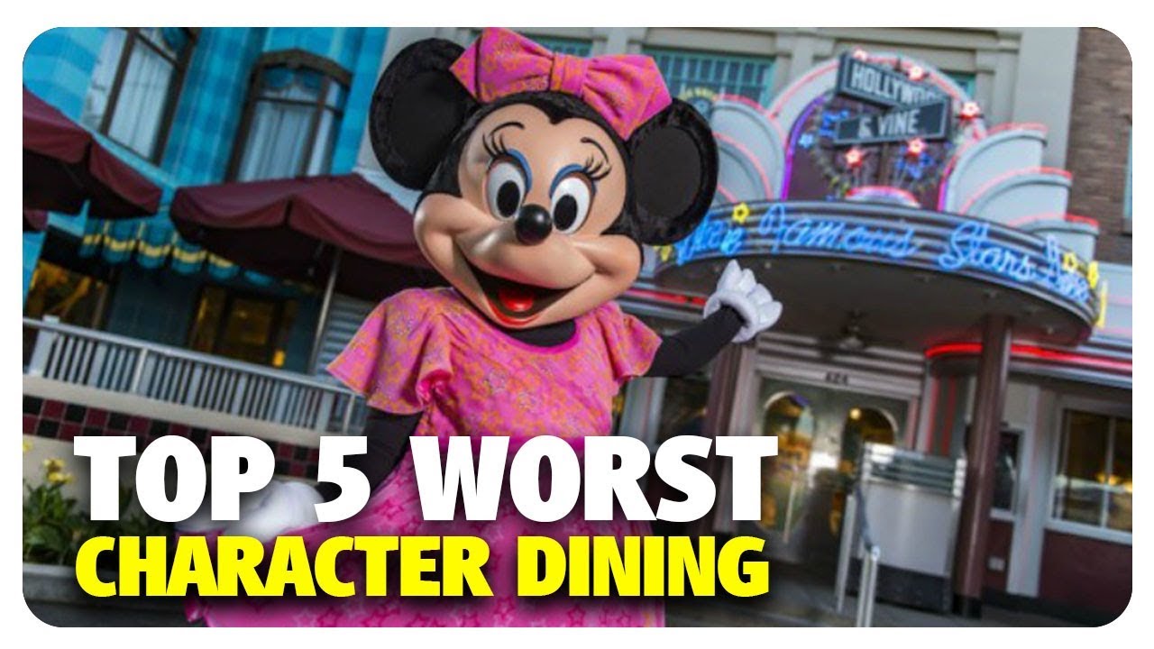 TOP 5 WORST Character Dining Experiences | Best and Worst | 08/09/17