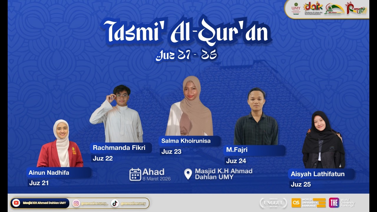 Tasmi' Ramadhan UMY 1447 H | Day 5 | Juz 21-23