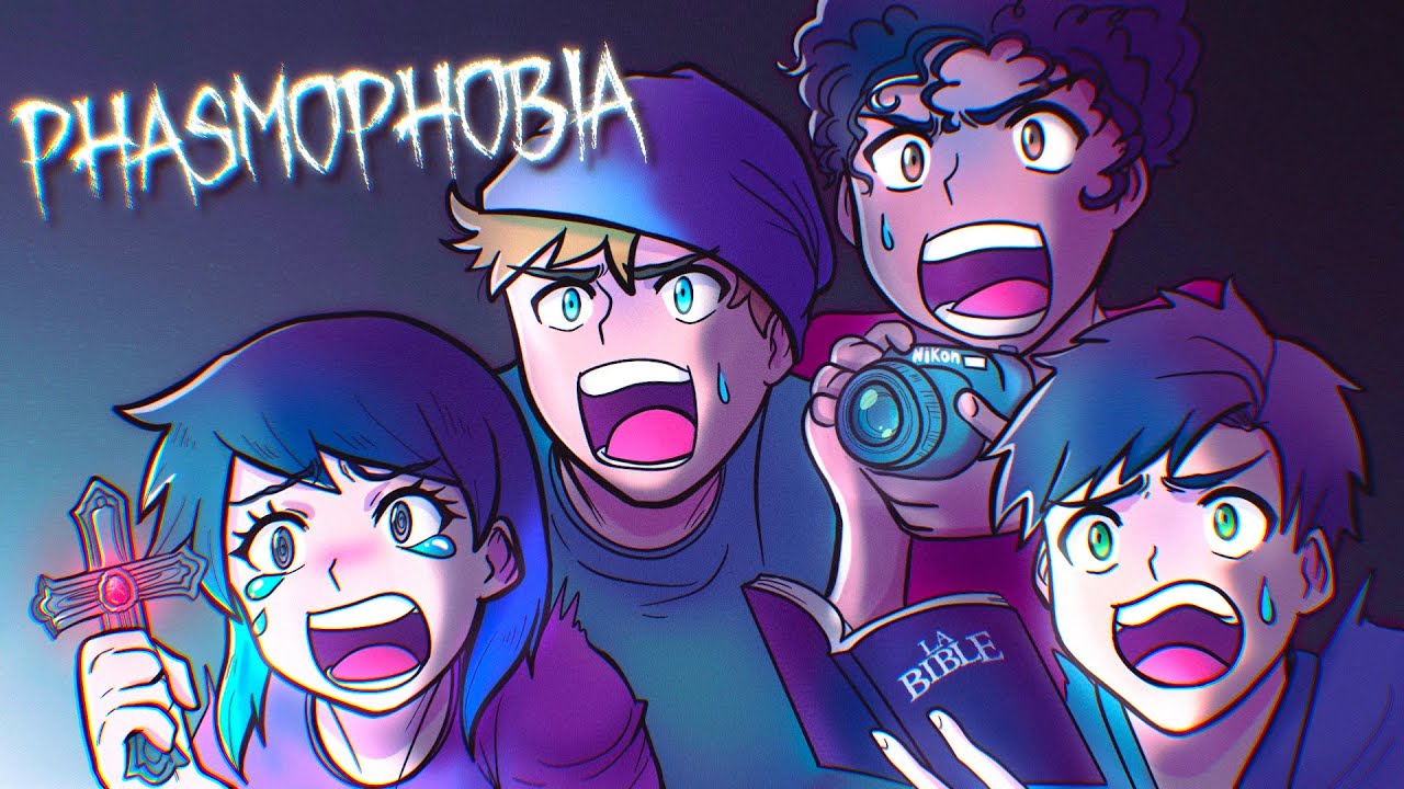 LES PIRES CHASSEURS DE FANTOMES ! (Phasmophobia ft. Ganginou, Boosty, Stronex, Wassim)