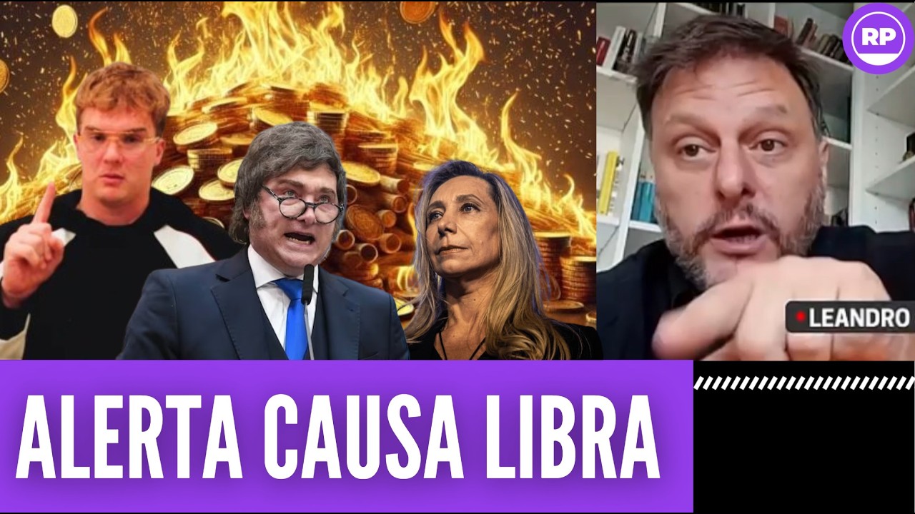 LEANDRO SANTORO SALIÓ CON LOS TAPONES DE PUNTA, PRENDIÓ FUEGO A MILEI Y LA JUSTICIA POR $LIBRA