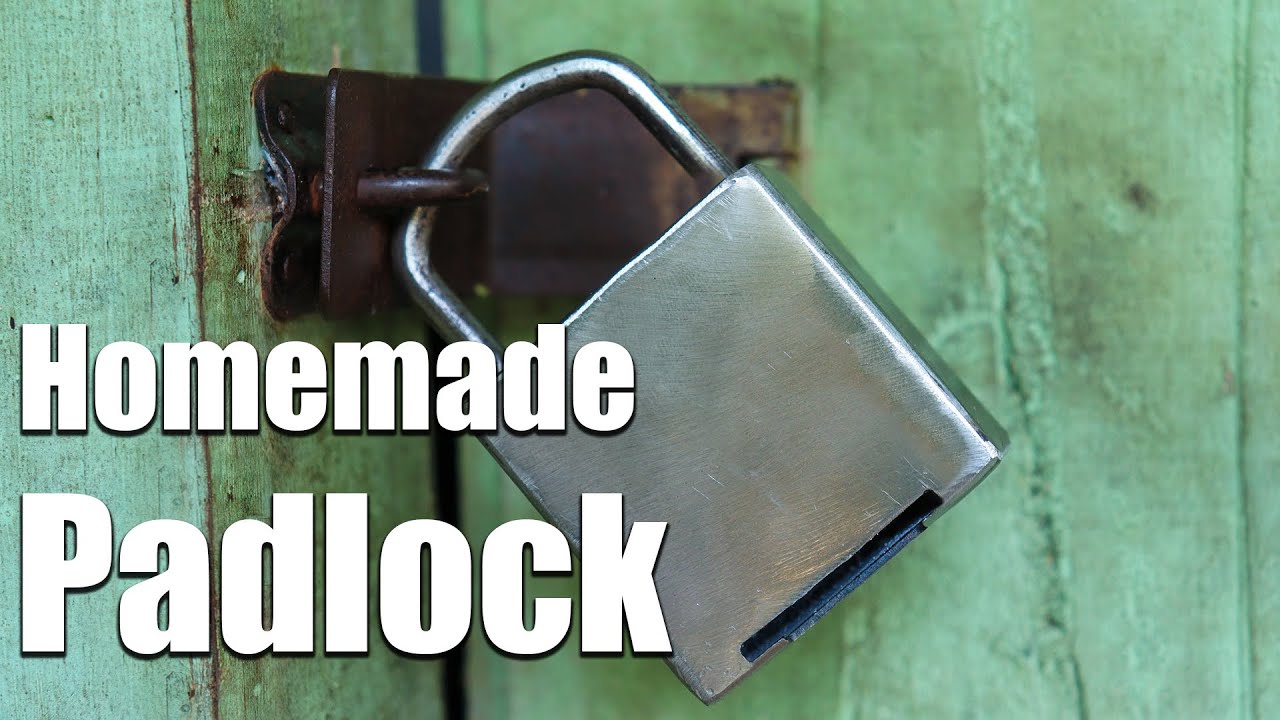 HOMEMADE PADLOCK | Lock With Very Basic Tools