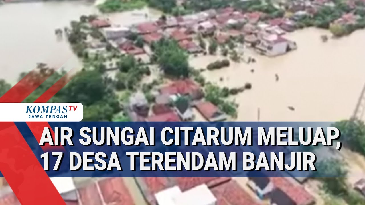 Air Sungai Citarum Meluap, 17 Desa Terendam Banjir