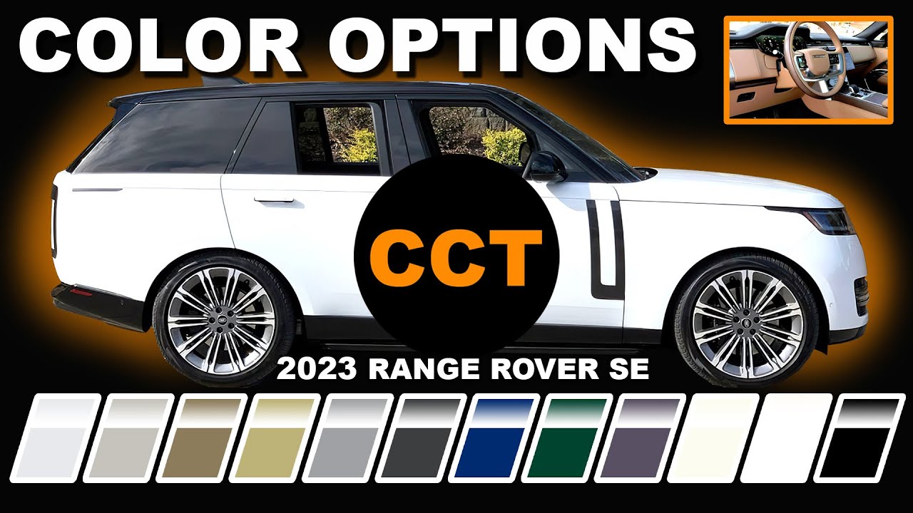 2023 Land Rover Range Rover - Color Options Buying Guide