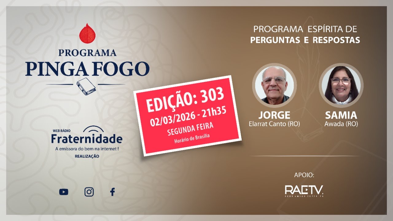303 |📺PINGA FOGO Nº 303 JORGE ELARRAT E SAMIA AWADA - 02/03/2023 - 21h35