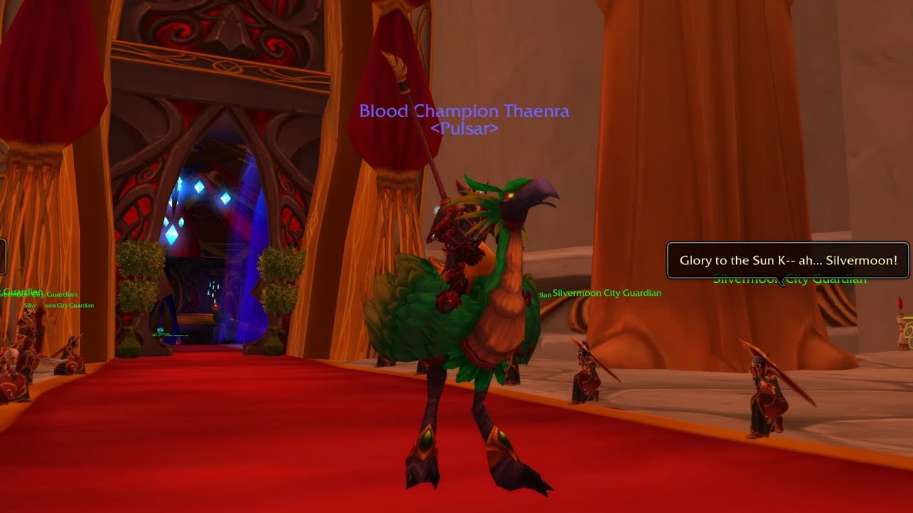 Aernath's 9.2.5 Blood Elf Heritage Showcase
