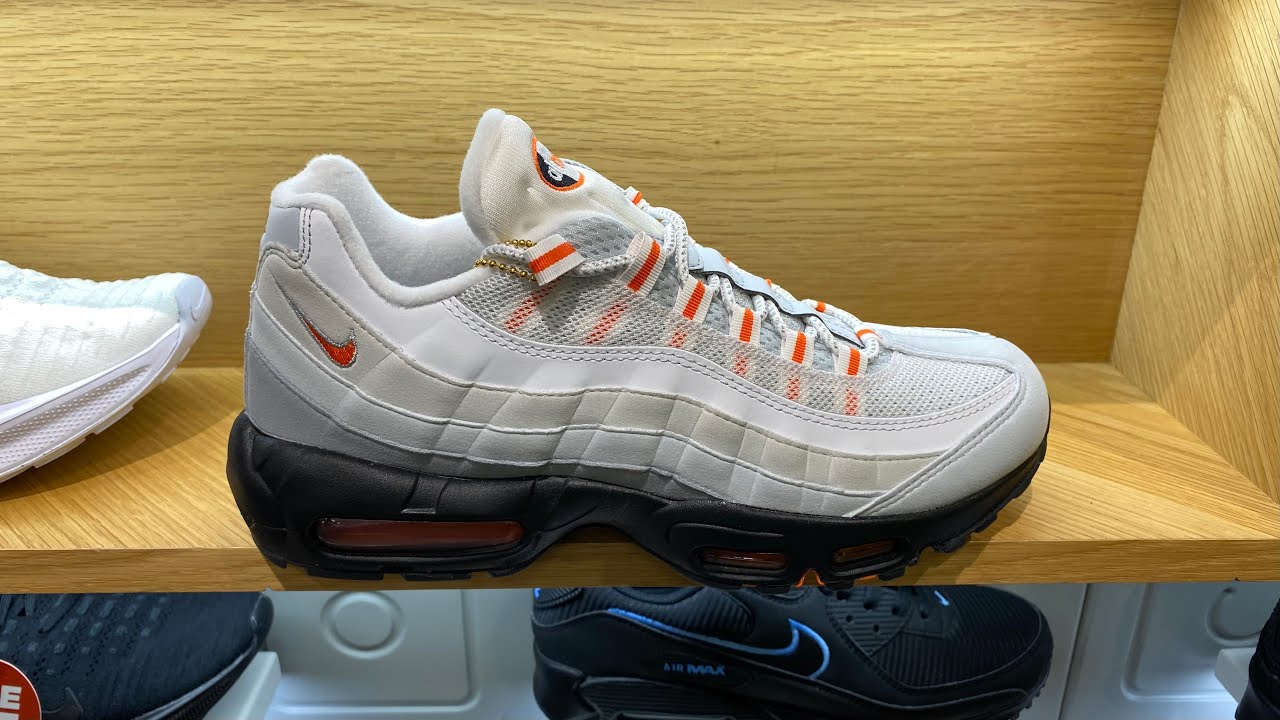 Nike Air Max 95 “Wolf Grey Safety Orange” - Style Code: HM0622-002
