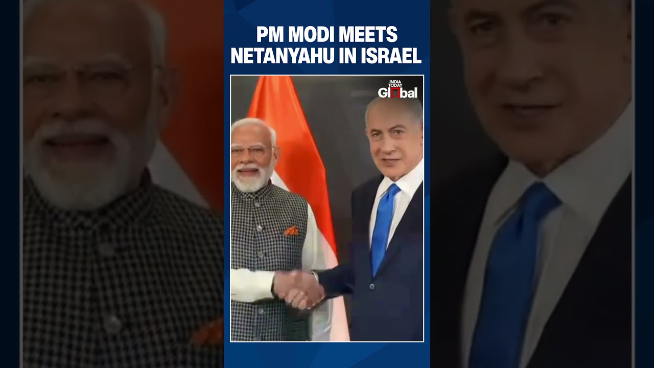 PM Modi Meets PM Netanyahu In Tel Aviv During Modi's Second State Visit To Israel | #IndiaIsrael