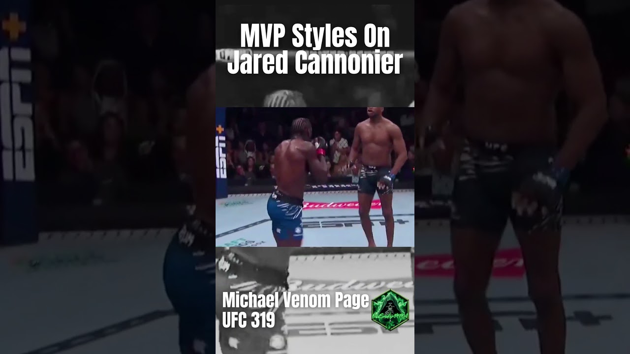 Michael Venom Page Floors Jared Cannonier (UFC 319) OddSmokerMMA