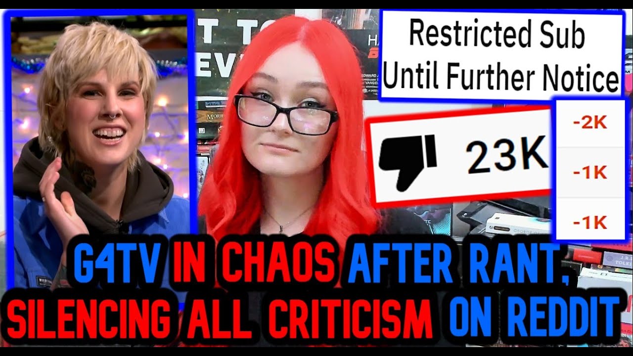 G4TV Loses THOUSANDS Of Subscribers & Locks Subreddit After Feminist Froskurinn Meltdown