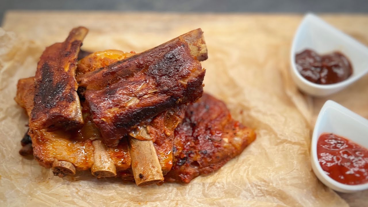 ŻEBERKA HELENY - miękkie i soczyste  spareribs w oranżadzie w proszku.