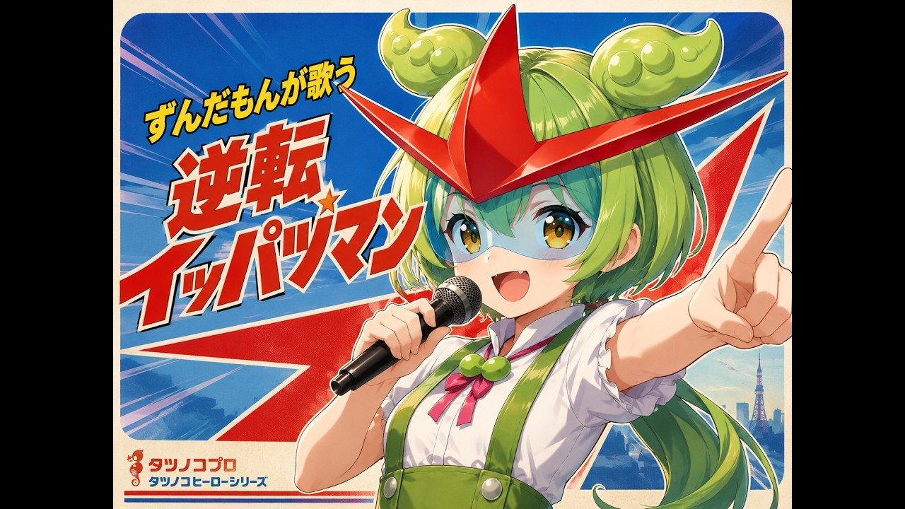 「逆転イッパツマン」をずんだもんが歌ってみた