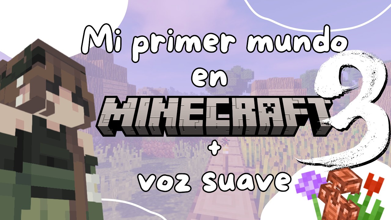Duerme mientras juego Minecraft pt. 3🌙 | mi primer mundo | soft spoken | voz suave | asmr
