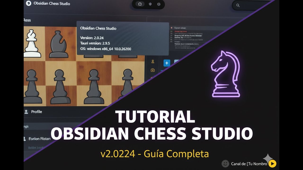 Tutorial Obsidian Chess Studio v2.0.24 | El mejor gestor de ajedrez para PC