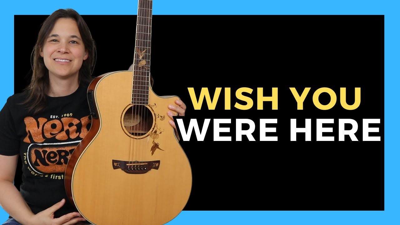 Урок игры на гитаре Wish You Were Here — Классное вступление + Игра боем!