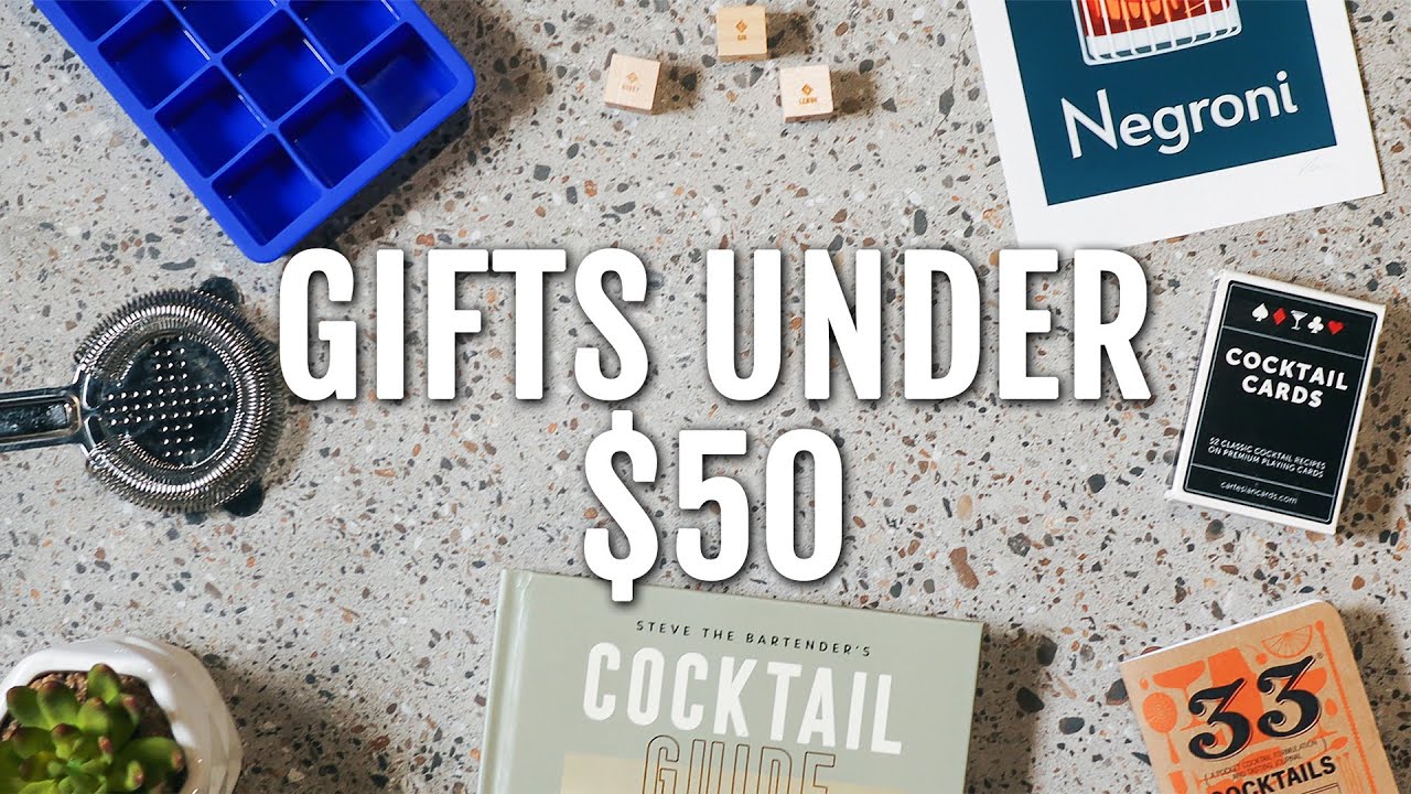 Gift ideas for bartenders (under $50)