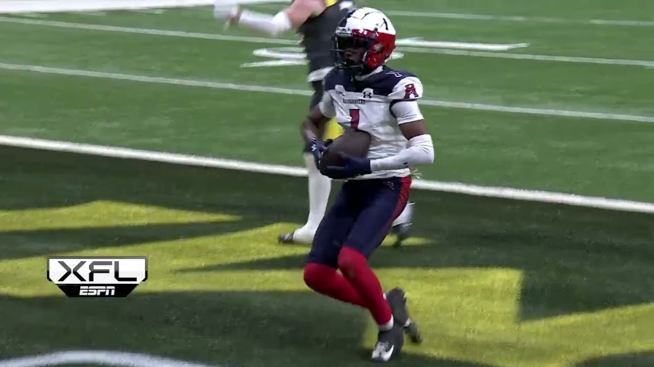 Deontay Burnett #1 || XFL Houston Roughnecks Highlights