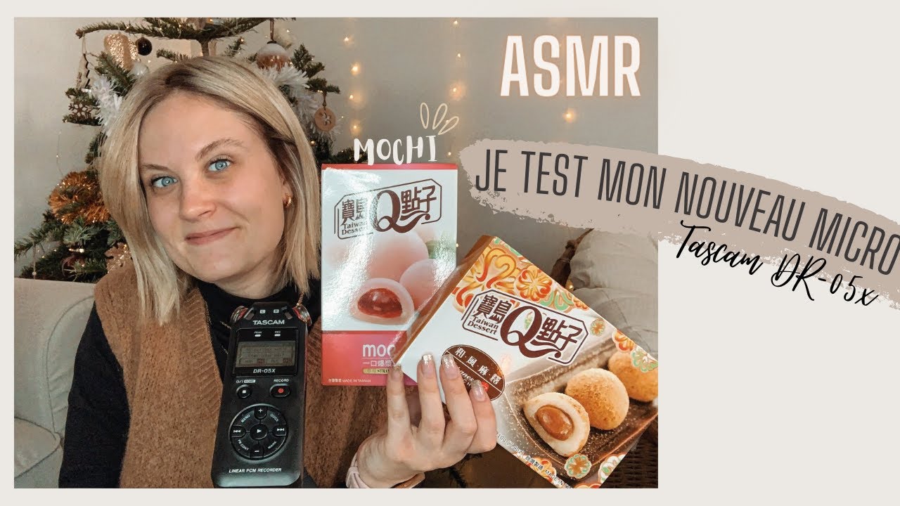 ASMR FR⎪Je test mon nouveau micro 🎤🤩 (Tascam DR-05X)