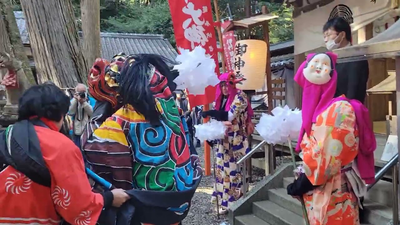 令和八年　【伊佐田稲荷神社祭り道中獅子】