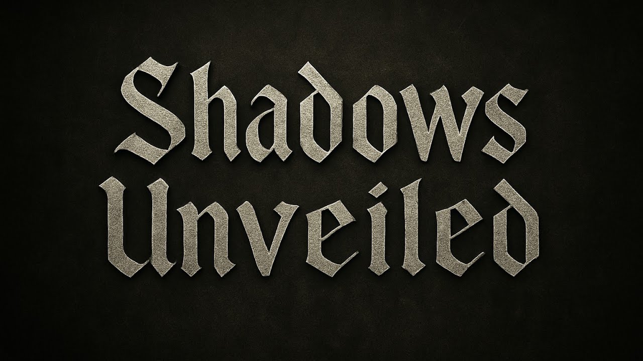 Shadows Unveiled - G-Man Jams lyric video