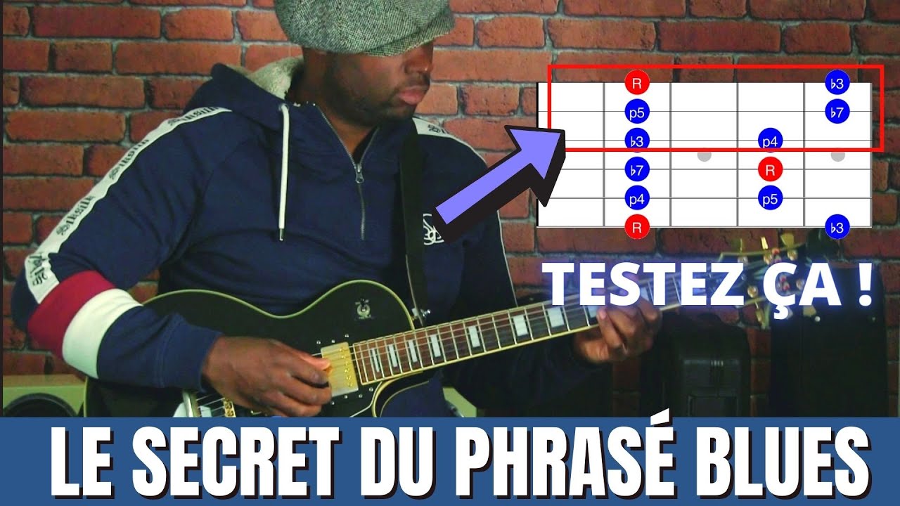 LE SECRET DU PHRASÉ BLUES - ( BLUES A LA GUITARE )