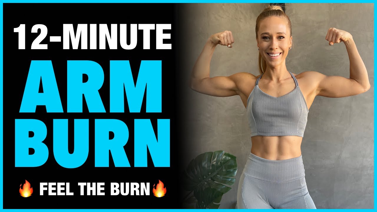 12-Minute Arm Burn Workout || Intense Shoulders, Back, Chest, & Arms!