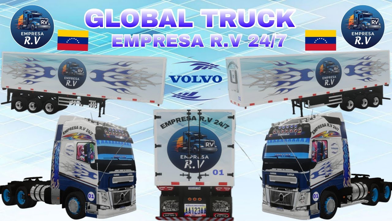 PRONTO ABRE SUS PUERTA NUEVA EMPRESA R.V 24/7 EN GOLBAL TRUCK #trucksimulator #juegosdesimulacion