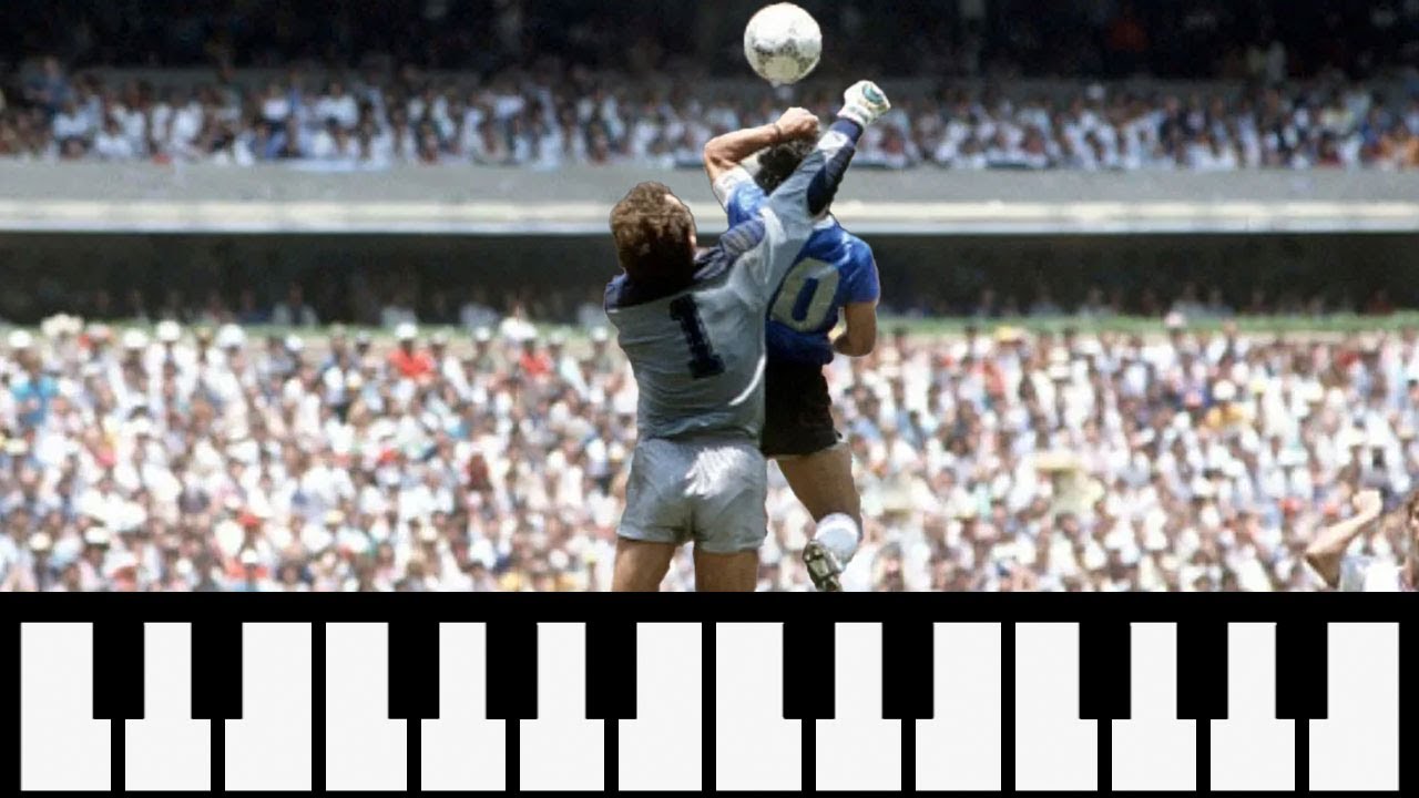 como tocar 🤚⚽ La mano de Dios en Melódica 🎹TUTORIAL con NOTAS
